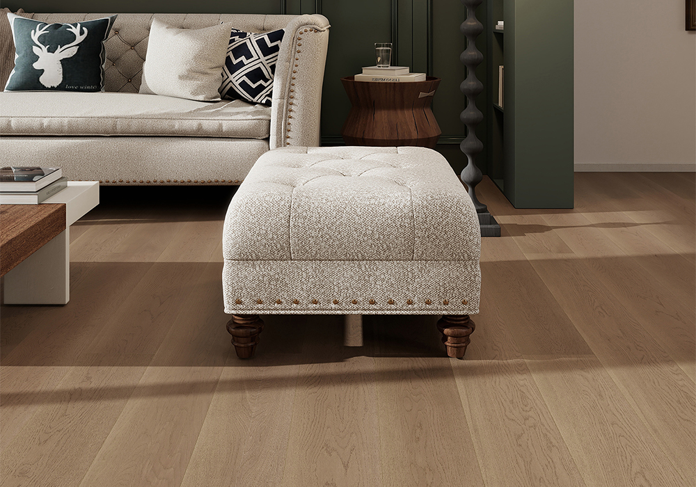 Прямые планки Stream-Valley Oak Engineered Wood Flooring-KZD1201