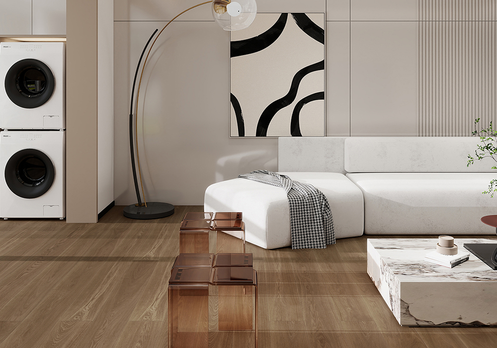 Плавающий-Ripple Oak Signature Engineered Wood Flooring-KZD1921